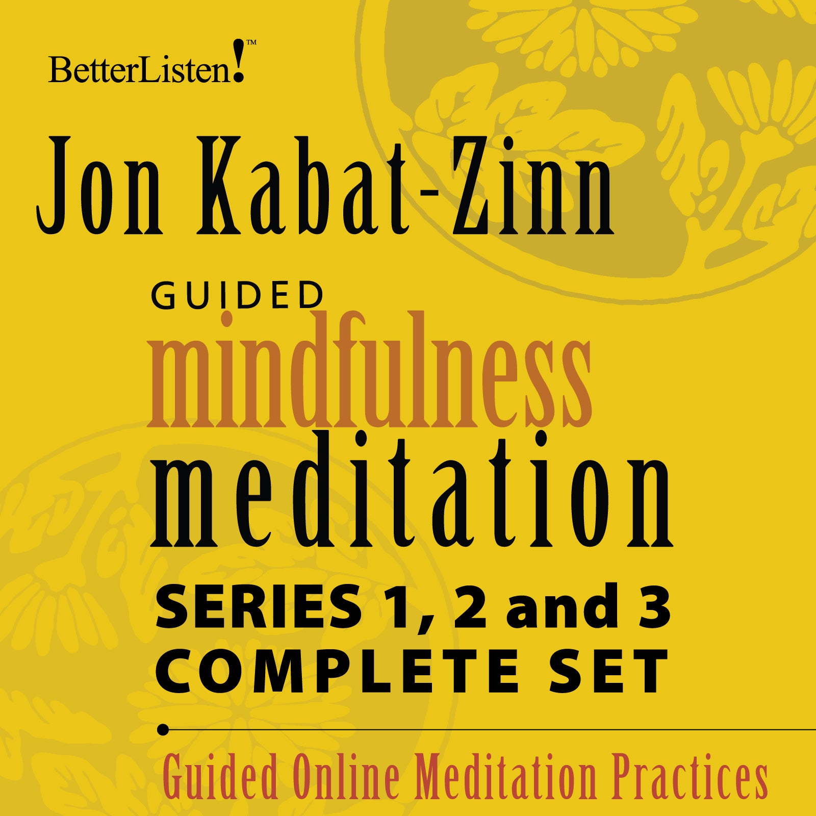Guided Mindfulness Practices with Jon Kabat-Zinn mp3 - Series 1, Series 2, Series 3 mp3 Bundled Together
