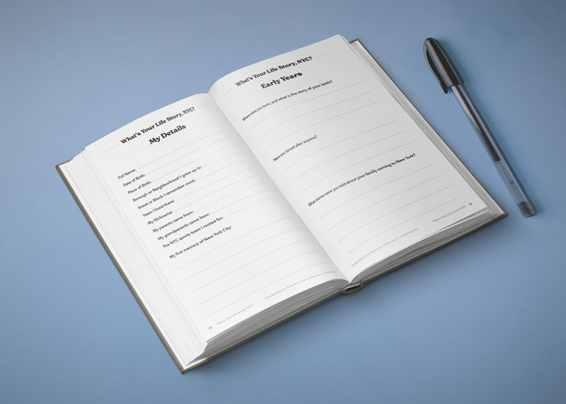 What's Your Life Story? NYC — A Guided Keepsake Journal & Official Brooklyn Playdate Rules Book