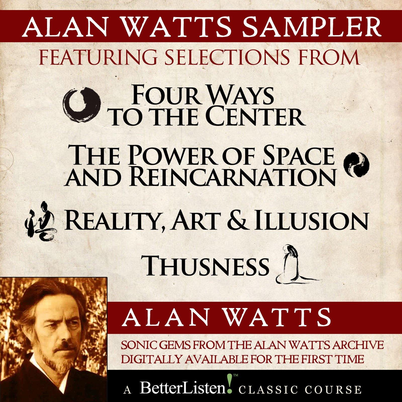 Alan Watts Sampler Audio Program Alan Watts - BetterListen!