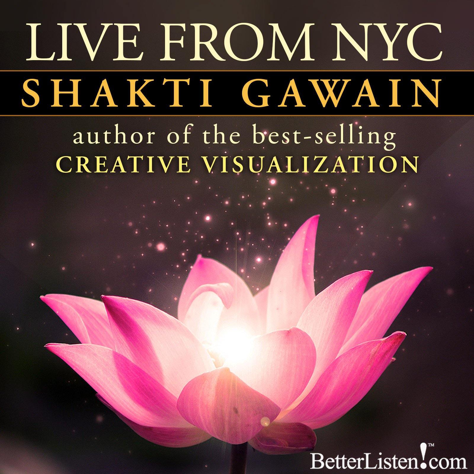 Shakti Gawain Live from New York City - Audio and Streaming Video Audio Program BetterListen! - BetterListen!